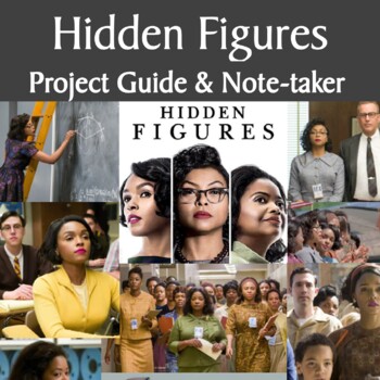 Preview of Math in Movies Activity Project Guide & Notetaker for Hidden Figures Movie