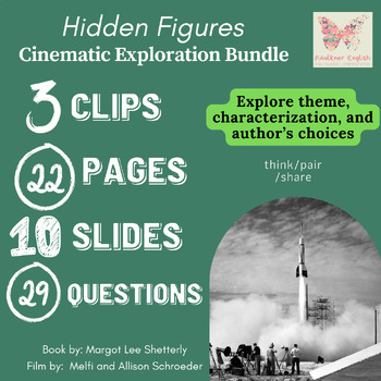 Preview of Hidden Figures: Slides, clips, questions Theme Characterization Discussion