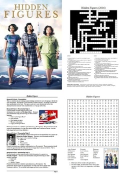 Preview of Hidden Figures Study Guide - Active Learning Tasks Bundle