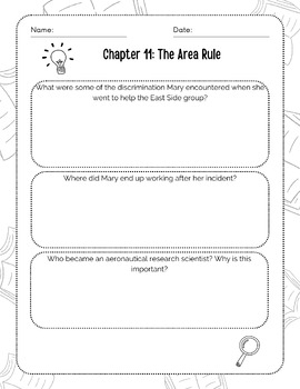 Preview of Hidden Figures Young Readers' Edition Chapter 11 Review Questions