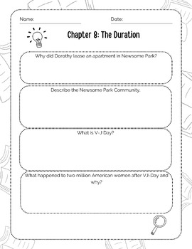 Preview of Hidden Figures Young Readers' Edition Chapter 8 Review Questions