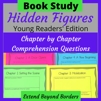 Preview of Hidden Figures Young Readers' Edition Comprehension Questions