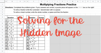 Preview of Hidden Image Activity: Multiplying Fractions 