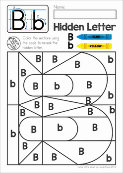 Hidden Alphabet Letters: Upper and Lower Case Letter Identification