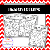 Hidden Letters Coloring Page