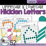 Hidden Letters - Uppercase and Lowercase - Letter Identification