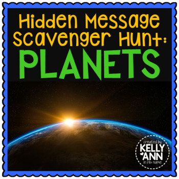 Preview of Planets of the Solar System Activity - Scavenger Hunt