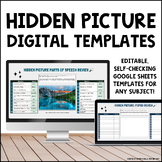 Hidden Mystery Picture Digital Templates - Self-Checking G