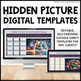 Hidden Mystery Picture Digital Templates - Self-Checking G