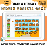 Hidden Objects Numbers and Letters Math and Literacy Game 
