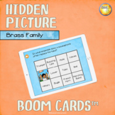 Hidden Picture Brass Family Distance Learning Boom Cards