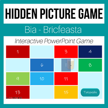 Preview of Hidden Picture Game: Bia - Bricfeasta