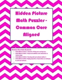 Hidden Picture Math Puzzles - Common Core Aligned