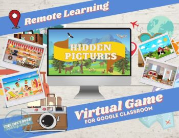 Preview of Digital Hide and Seek  |Virtual Classroom Games | Distance Learning| Zoom Games