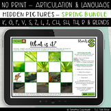 Hidden Pictures for Articulation and Language: SPRING BUNDLE