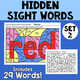 Hidden Sight Words Vol. 2 Worksheets - Heidi Songs