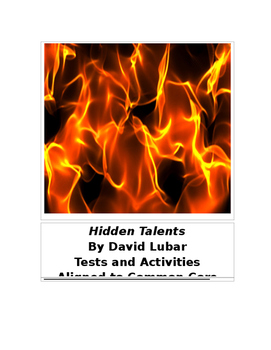 Preview of Hidden Talents by David Lubar Tests and Activities