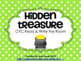 Hidden Treasure CVC Read & Write the Room Literacy Center 