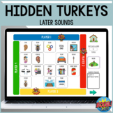 Hidden Turkeys Boom Cards™ Articulation Game