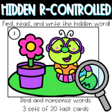 Hidden Word Phonics Task Cards - Real & Nonsense Words wit