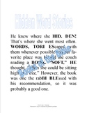 Hidden Word Stories - Books of the Bible