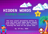 Hidden Words - Mario Brothers
