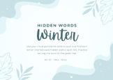 Hidden Words - Winter