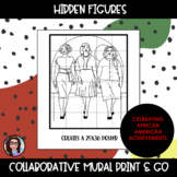 Black History Month Murals: Hidden figures Collaborative project