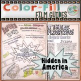Hidden in America Color-fill Film Guide Doodle Notes