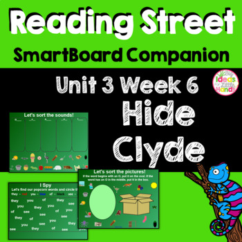 Preview of Hide Clyde! SmartBoard Companion Kindergarten