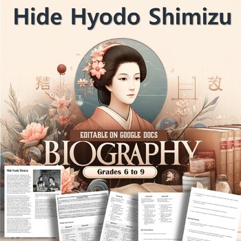 Preview of Hide Hyodo Shimizu Biography - Canadian Hero, Reading Resource, Digital