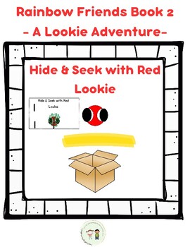 Preview of Hide & Seek with Red Lookie- Emergent Reader Book