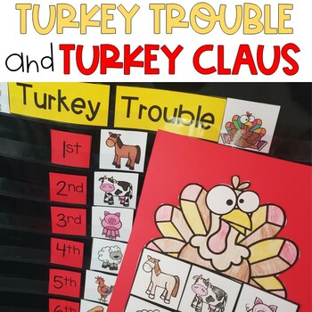 Preview of Turkey Trouble Turkey Claus Turkey in Disguise BUNDLE