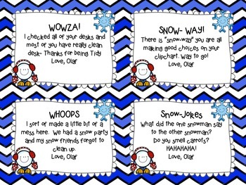 Hide and Hug Olaf Frozen Notes by Theme Teacher | TPT