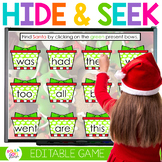 Hide and Seek Christmas Sight Word Practice | Christmas Ac