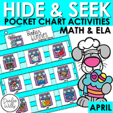 Hide and Seek Game for Math and Literacy | Editable Pocket