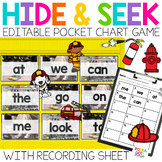 Fire Safety Week Activity | HIDE AND SEEK Pocket Chart Gam