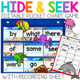 Ocean Animals Activity | HIDE AND SEEK Pocket Chart Game w