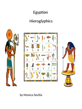 Preview of Hieroglyphs Interactive Notebook ppt