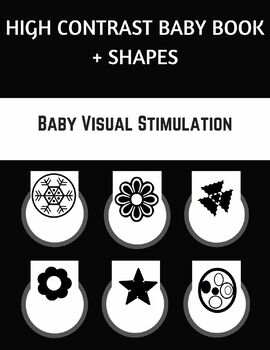 Preview of High Contrast Baby Book + Shape