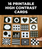 High Contrast Cards for Babies, Black and White Sensory Ca