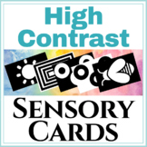 High Contrast Visual Sensory Cards | 80 cards