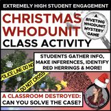 High Engagement Christmas WHODUNIT Classroom Activity! (Wi
