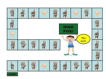 Preview of High Five!! - Math Game for Making 5 (Structuring Number)