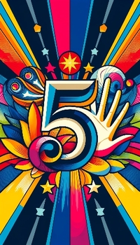 Preview of High Five: Number 5 Poster
