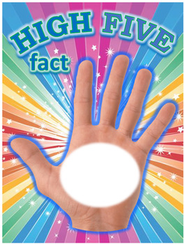 Preview of High Five facts POSTER