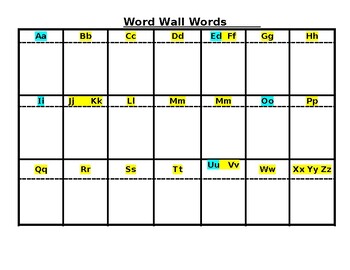 Preview of High Frequency 120 Sight Words Editable Template Activity and Assessment