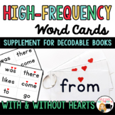 High Frequency Heart Word Cards