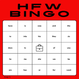 High Frequency Sight Word Bingo! Wilson Step 1