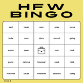 High Frequency Sight Word Bingo! Wilson Step 4